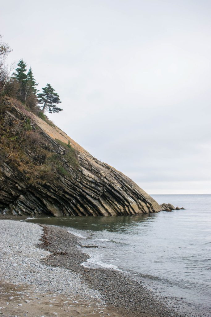 Falaise au parc national de Forillon