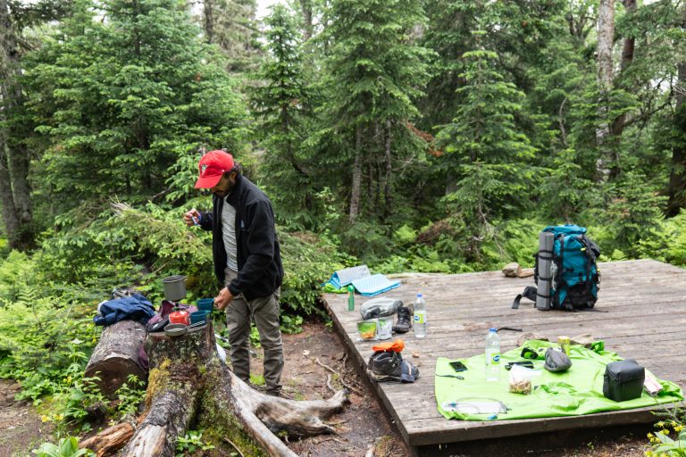Bivouac dans le parc national de la Gaspésie