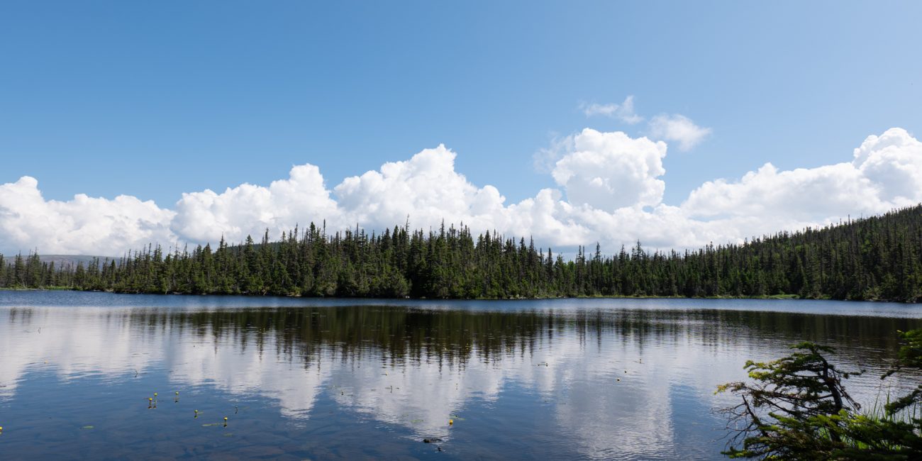 Lac sur le sentier international des appalaches