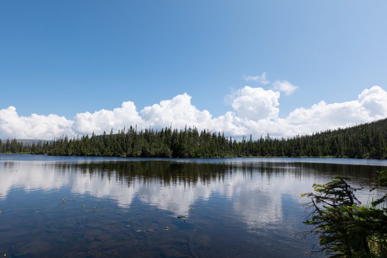 Lac sur le sentier international des appalaches