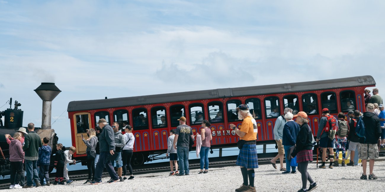 Train sommet du Mont Washington