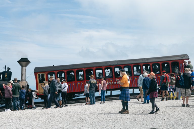 Train sommet du Mont Washington