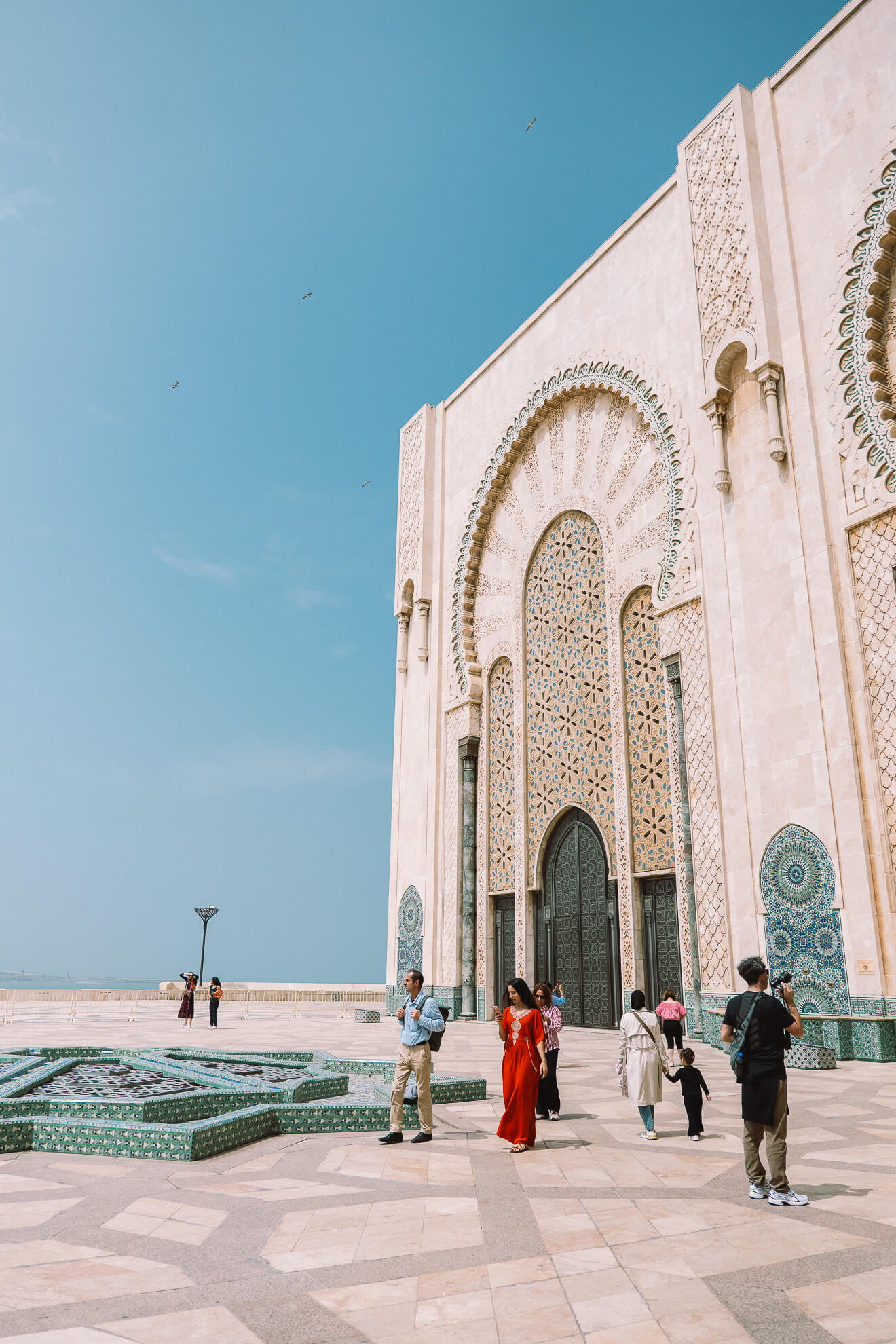 Mosquée Hassan II et corniche de Casablanca
