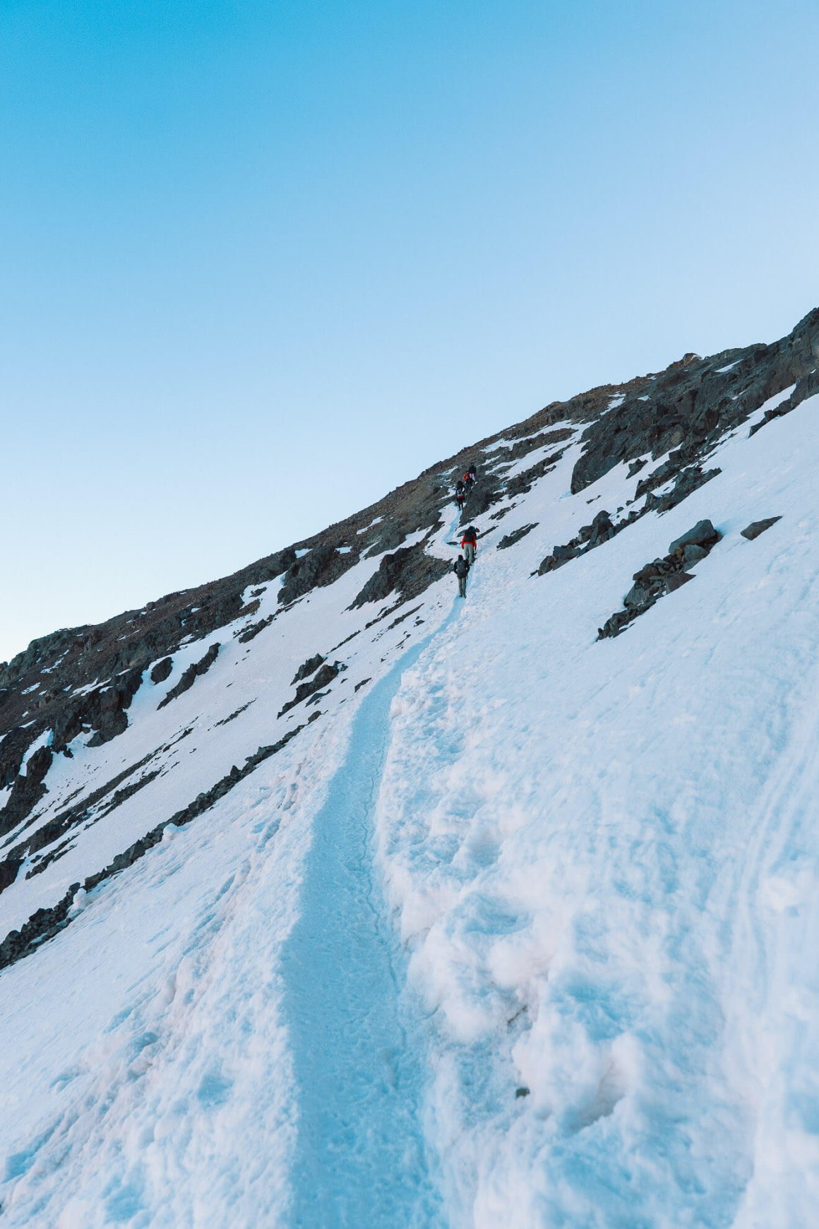 Ascension du Toubkal proche du sommet