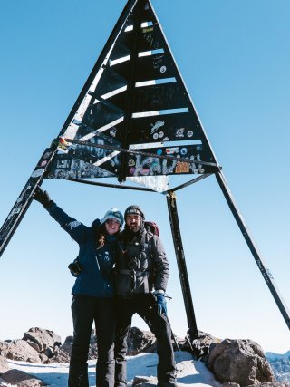 Sommet du Toubkal au Maroc
