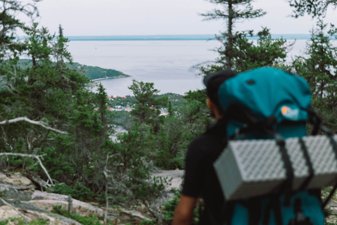 Vue sur Tadoussac depuis le Mont Adèle Lessard