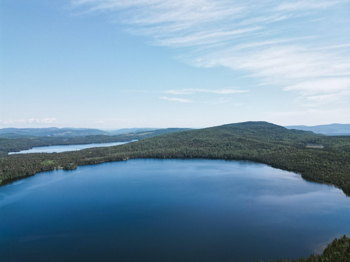Lac sur la traversée de Charlevoix