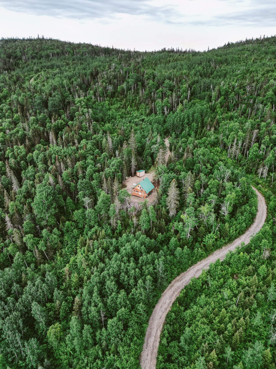 Refuge Uapishtan sur la traversée de Charlevoix