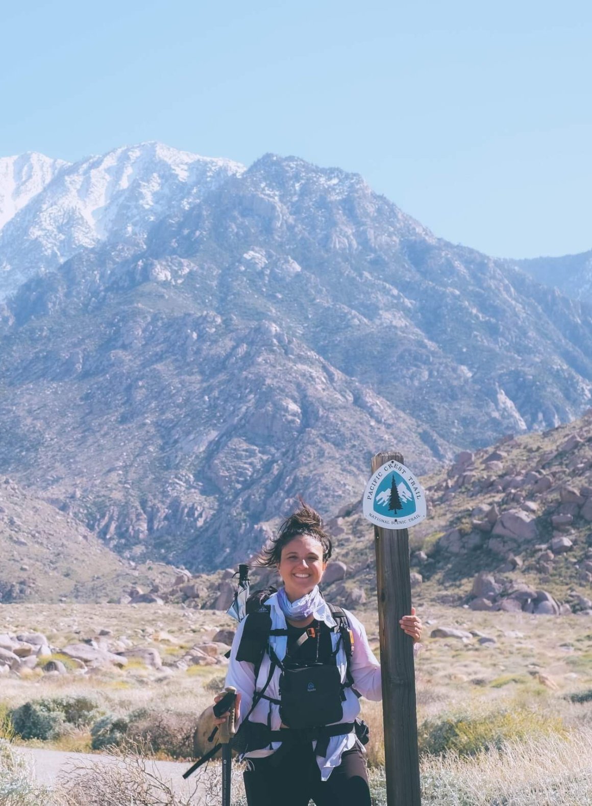 Tamara Cornejo et le Pacific Crest Trail