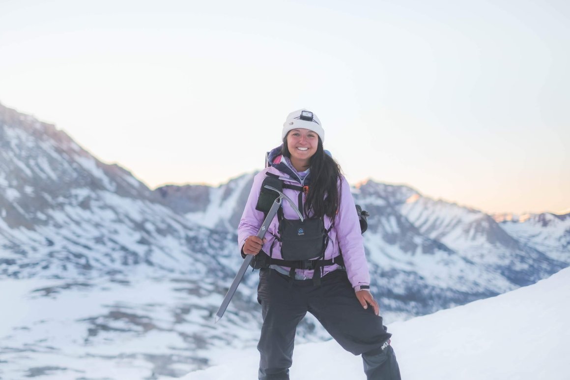 Tamara Cornejo sur le Pacific Crest Trail