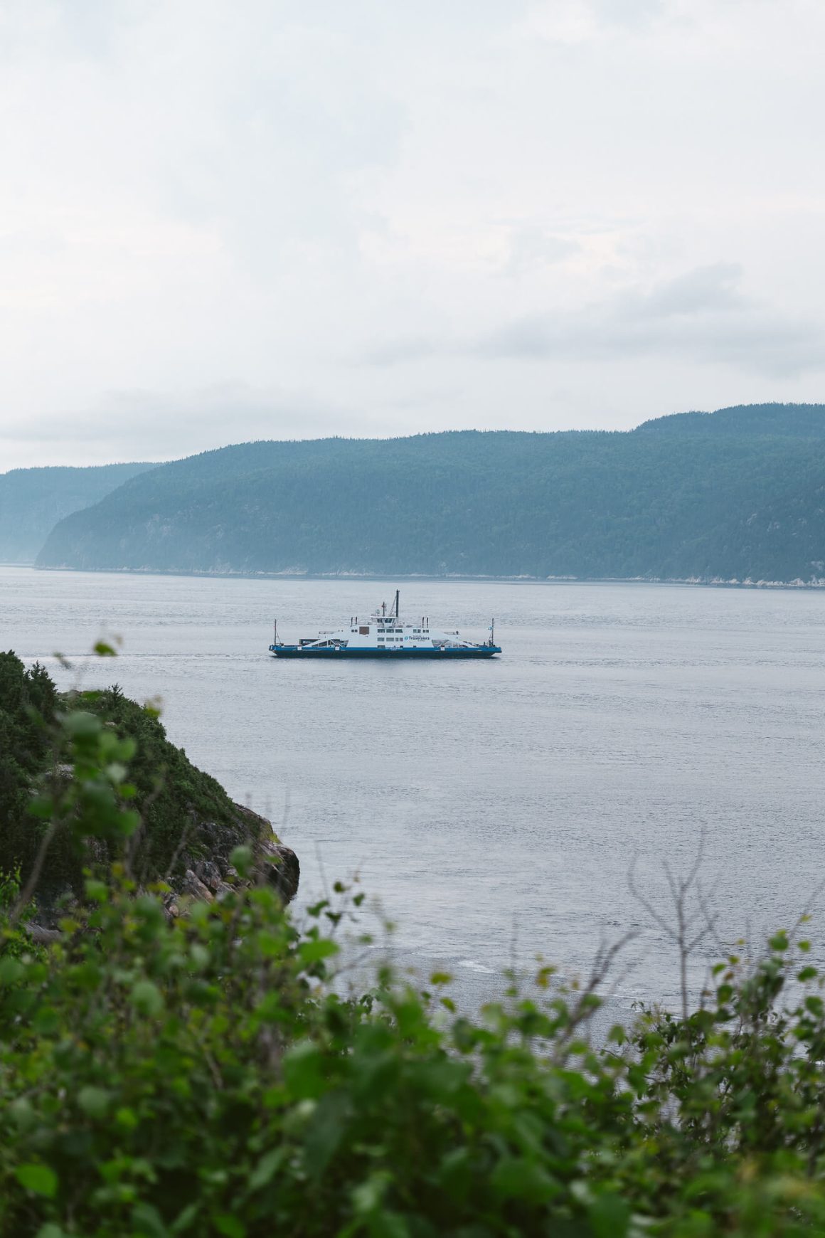 Traversier dans le Fjord du Saguenay