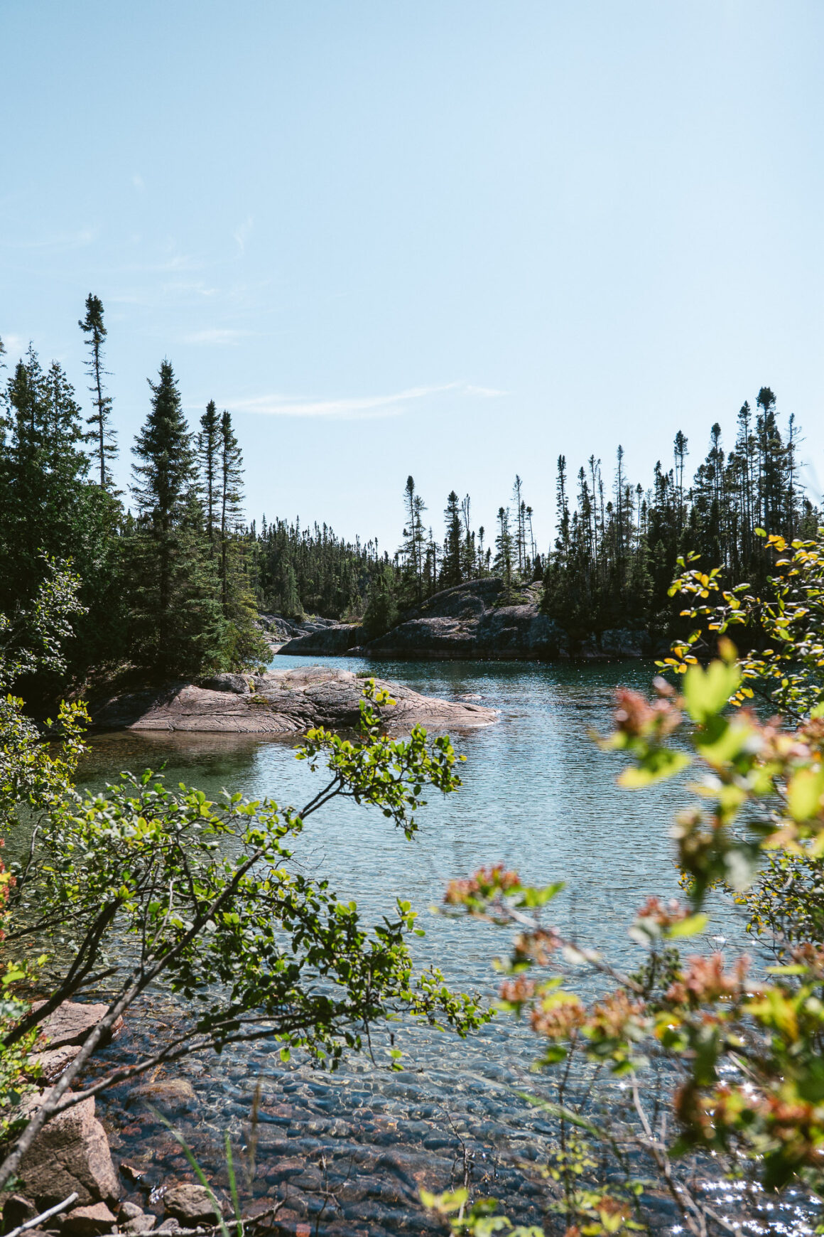 Lac Supérieur dans le Pac National de Pukaskwa