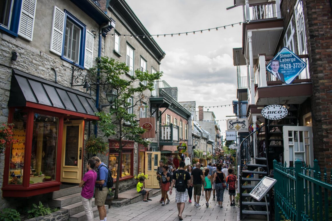 Ruelles dans le Vieux-Québec