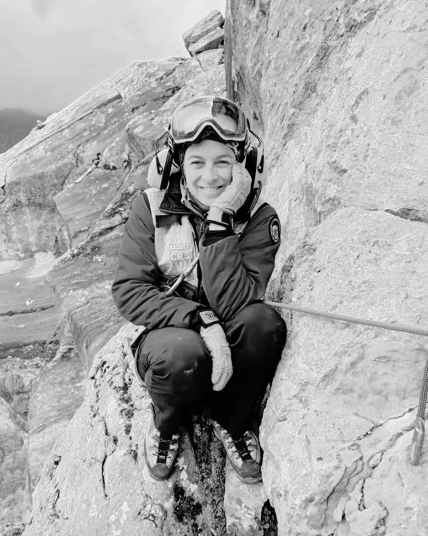 Marion Poitevin première femme CRS montagne