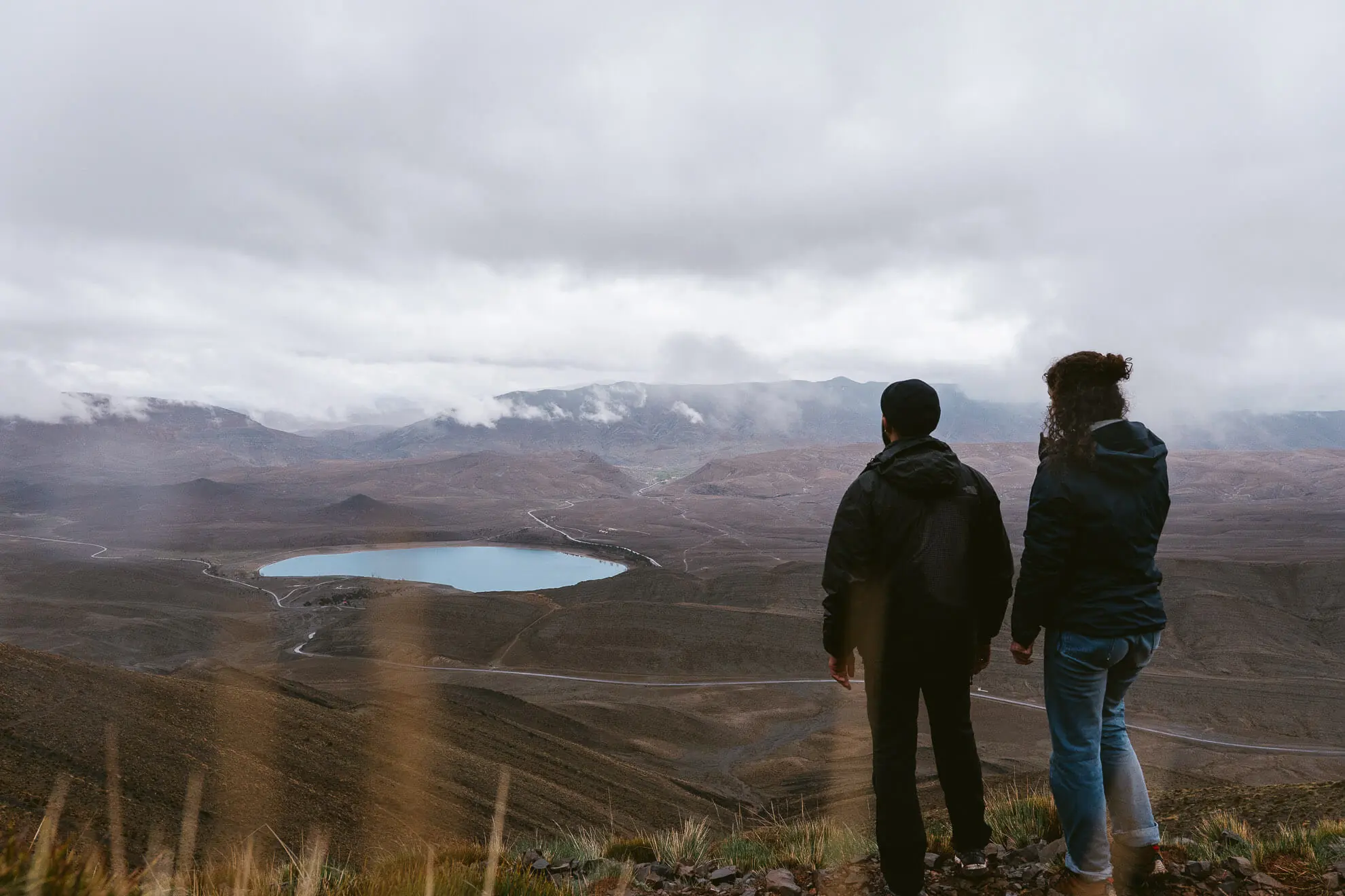 Panorama lac Tislit