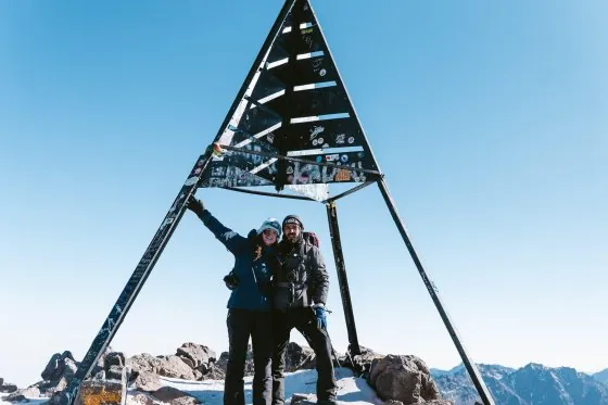 Sommet du Toubkal au Maroc