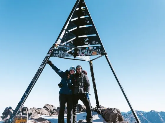 Sommet du Toubkal au Maroc