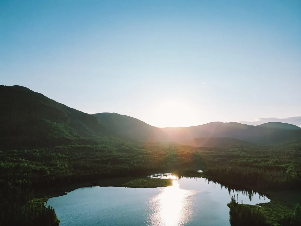 Lac sur la traversée de Charlevoix