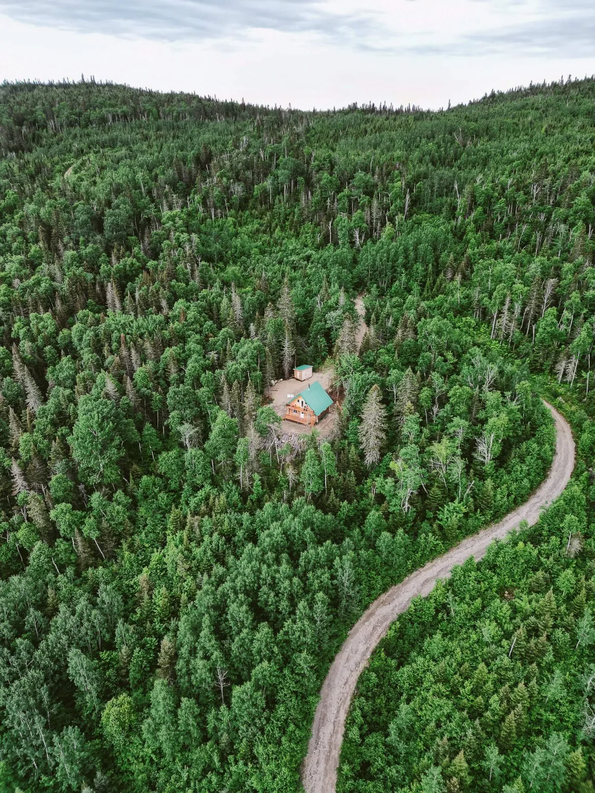 Refuge Uapishtan sur la traversée de Charlevoix