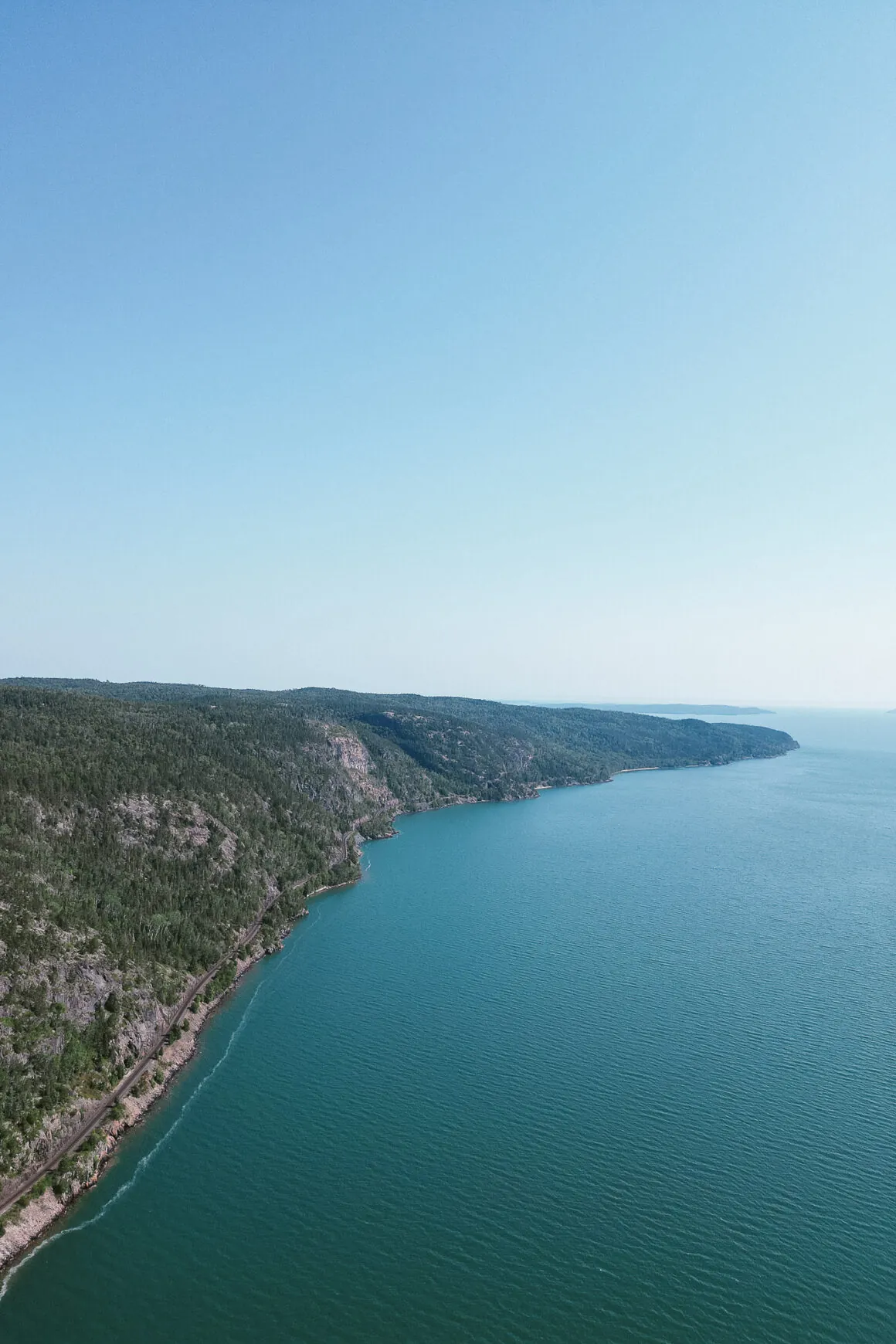 Lac Supérieur vue du ciel