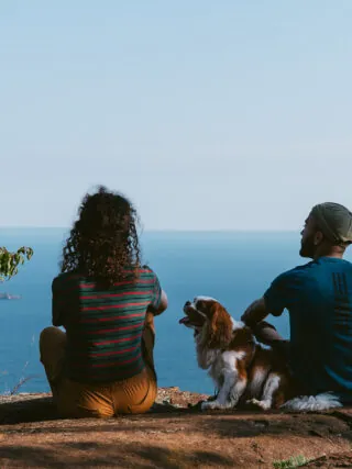 Vue depuis le Top of the Giant lors d'une randonnée en Ontario